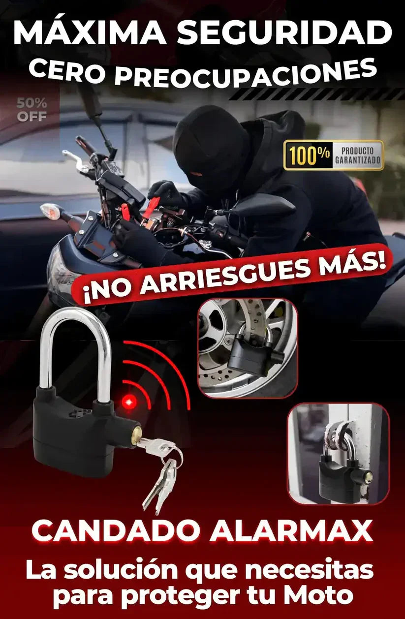 ALARMAX LOCK - La solución que necesitas para proteger tu moto