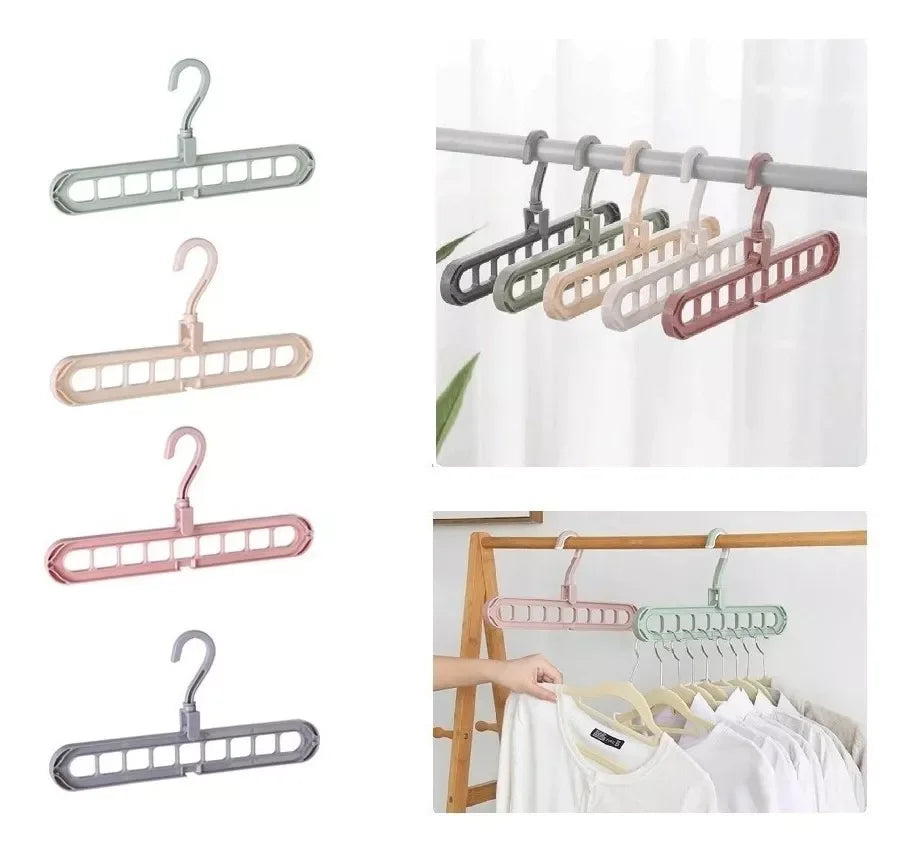 Gancho organizador de Ropa giratorio