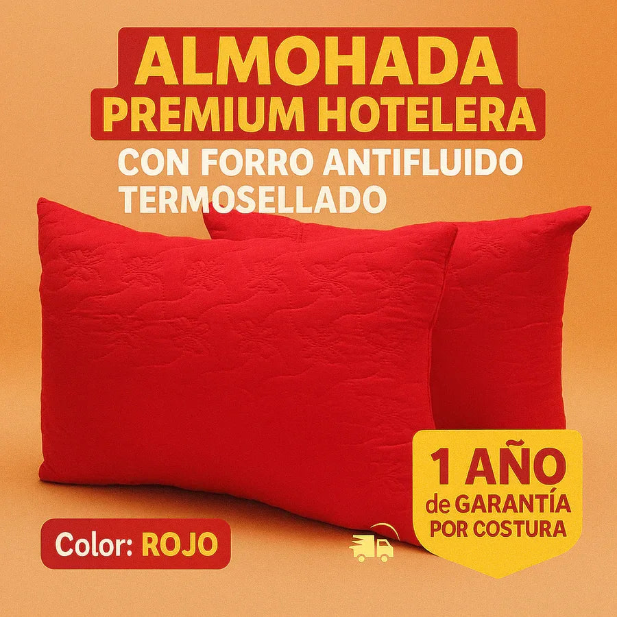 ⭐Almohada Premium de Alta Calidad con Confort Tipo Hotel🛏️