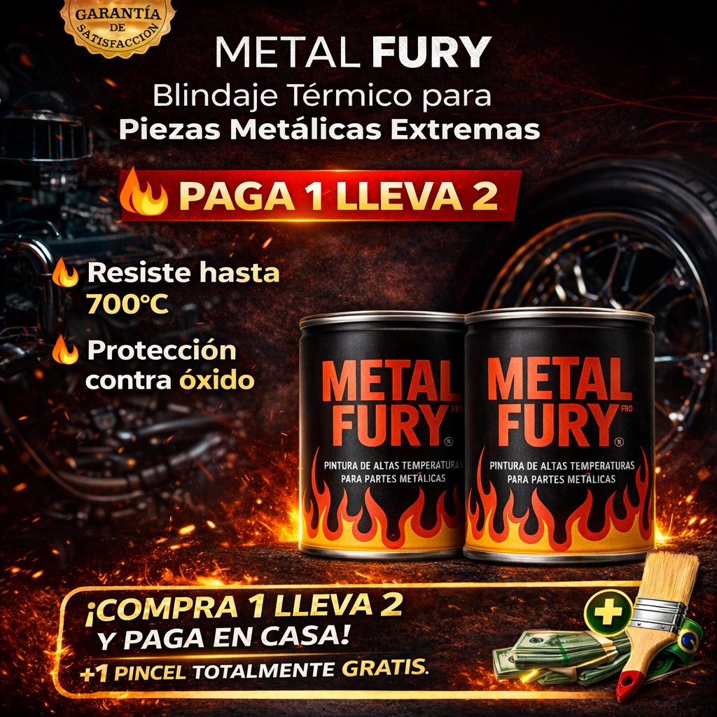 METAL FURY PRO™ Blindaje Térmico Profesional para Piezas Metálicas