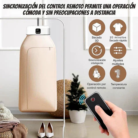 FlexDry Pro™ El secador portátil que transforma tu rutina + 6 ganchos de regalo HOY