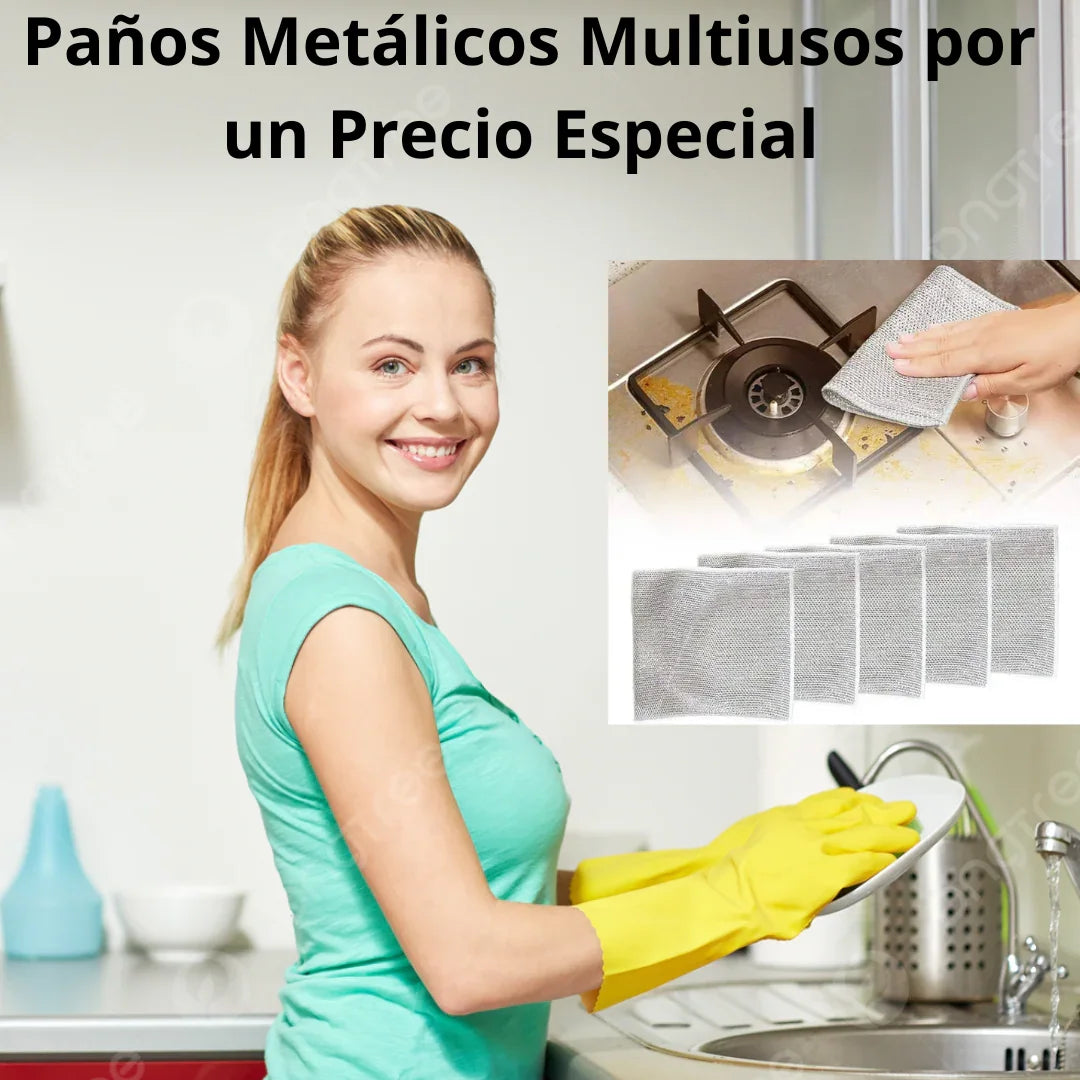 ¡Oferta Imperdible! Compra 5 Panos de Acero y Lleva 10 – ¡Solo por Hoy